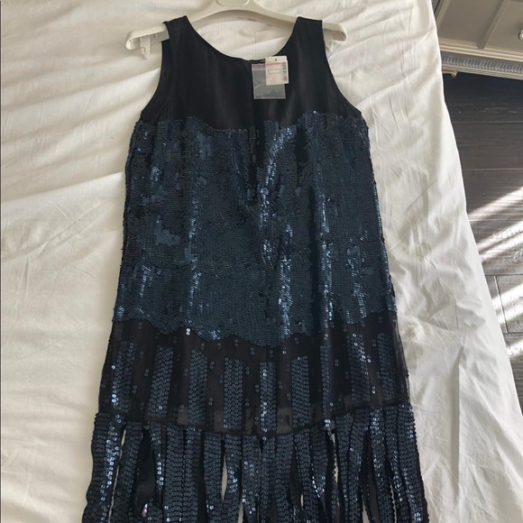 BNWT Blue & black dress from holt Renfrew - Picture 1 of 6
